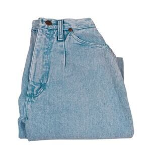 Wrangler Vintage Western Acid Wash Dyed Pleated Mom Jeans‎ 7